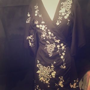 Silk Kimono Style Dress like new!!